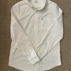 Southern Tide White Button Down Shirt